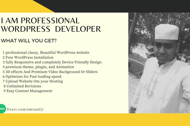 I will create a custom wordpress website design