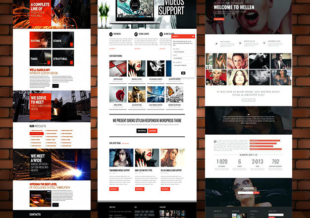 I will create a pro website design
