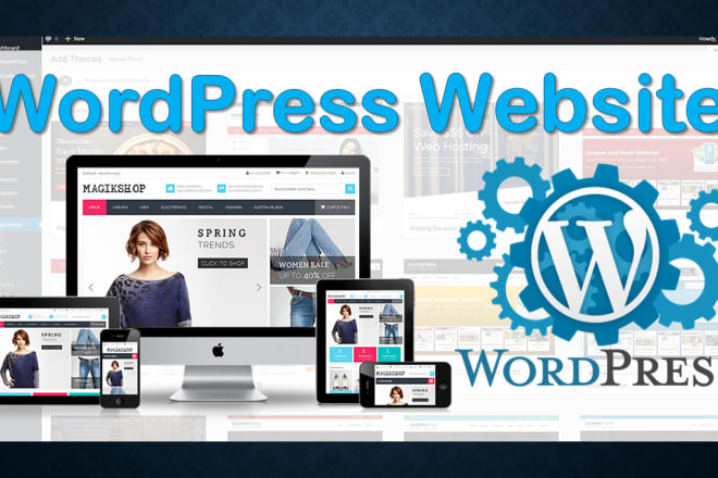 I will create a professional responsive wordpress website