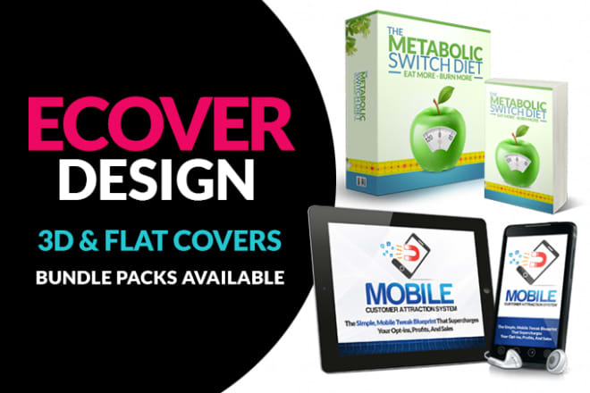 I will create a stunning ecover design and bundle