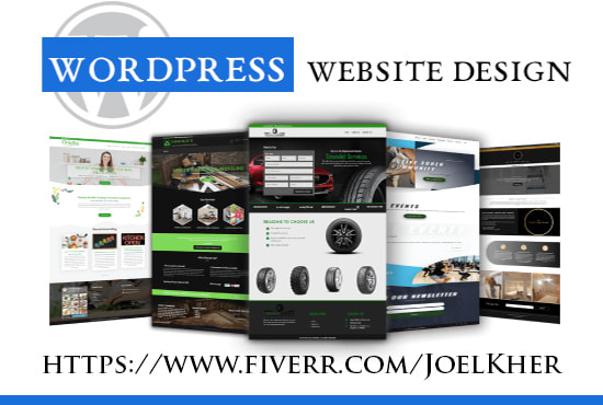 I will create a wordpress website design
