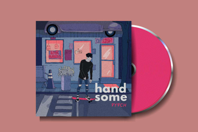 I will create an awesome illustration for your music album cover