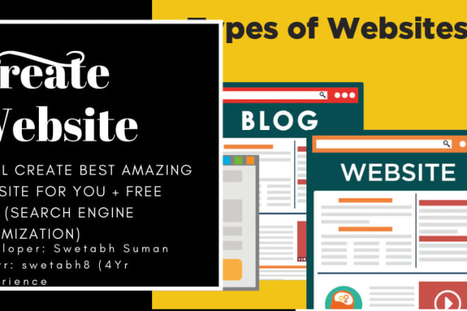 I will create best website for blog, personal portfolio and company