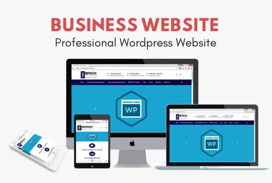 I will create business wordpress website design