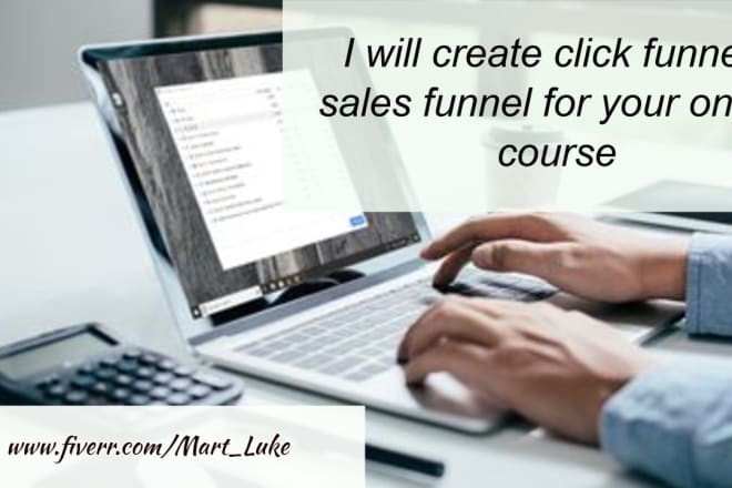 I will create click funnels sales funnel for your online course