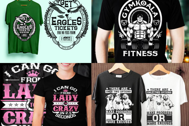 I will create custom amazing t shirt design