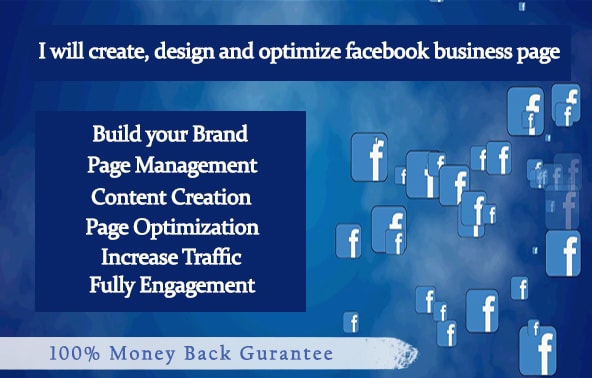 I will create, design and optimize facebook fan page