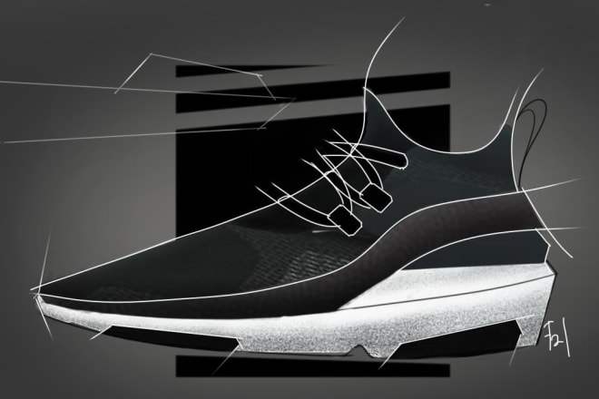 I will create footwear design sneakers