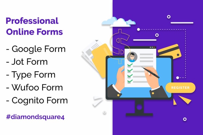 I will create google forms, jotform, attractive typeform and wufoo