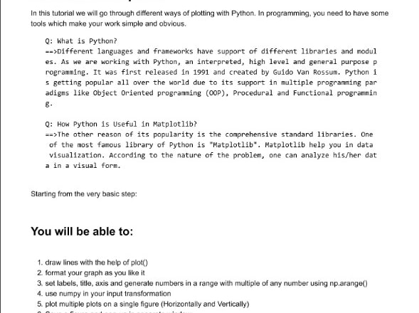 I will create jupyter tutorial book for python and its libraries
