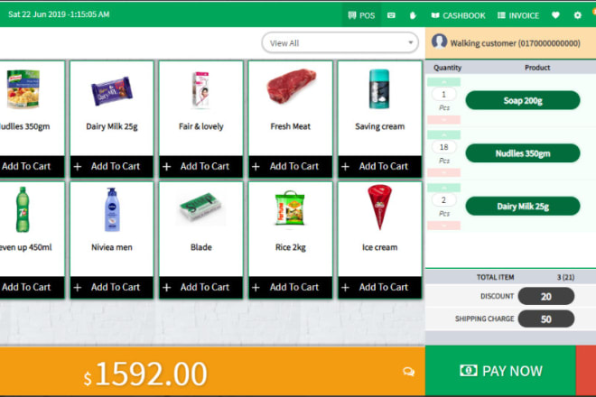 I will create management and pos software