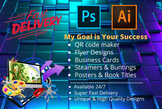 I will create modern designs for your business