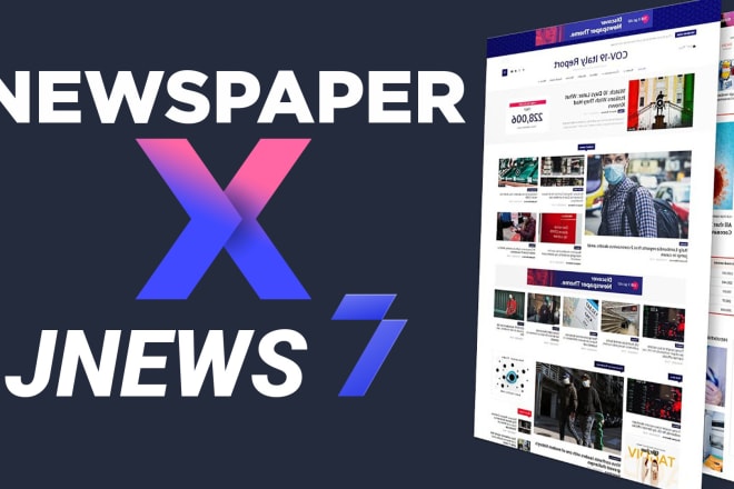 I will create news portal site with newspaper theme or jnews theme