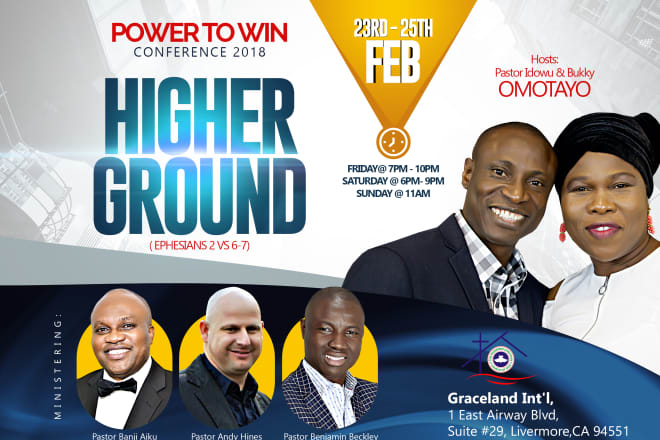 I will create online church flyers design