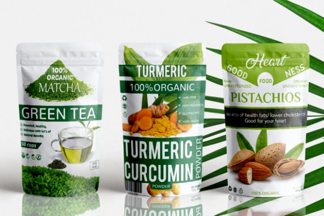 I will create pouch design, packaging design, 3d mockup design