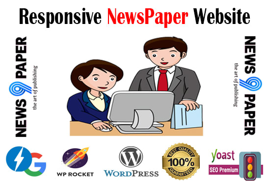 I will create professional newspaper website with newspaper theme
