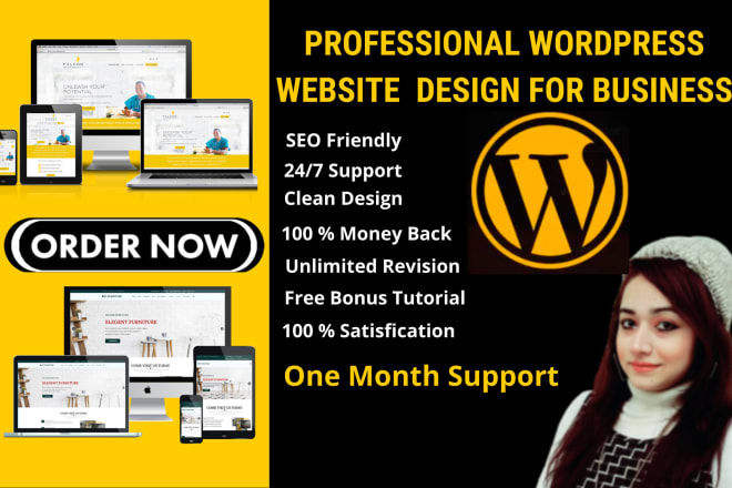 I will create professional wordpress website or redesign wordpress website in 24 hrs