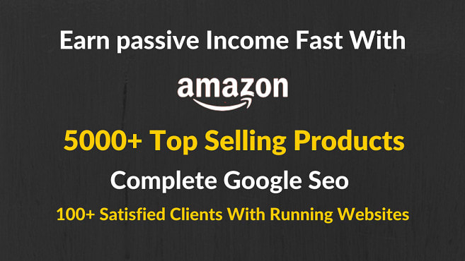 I will create profitable autopilot amazon affiliate website top amazon affiliate store