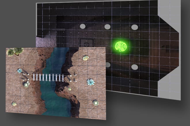 I will create realistic battle maps for your rpgs encounters