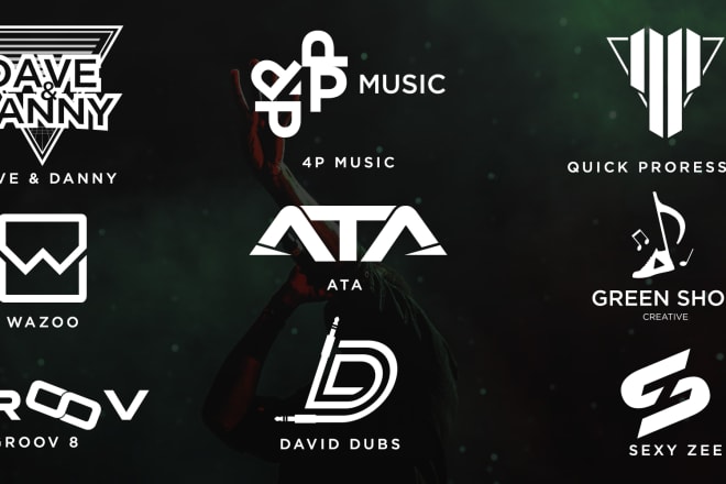 I will create stunning edm, band, singer, artist logo design