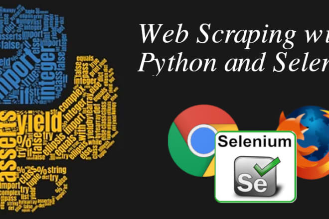I will create web browser automation script using python selenium