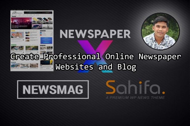 I will create wordpress online newspaper website or wordpress blog