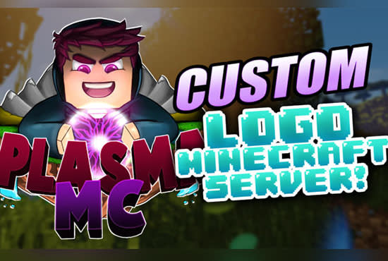 I will create your minecraft server logo