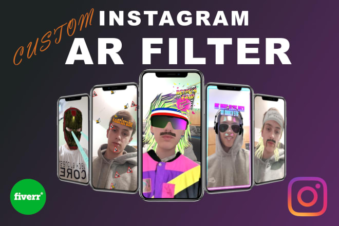I will create your own custom instagram and facebook filter