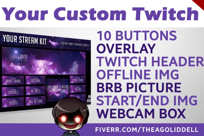 I will create your ultimate custom twitch theme