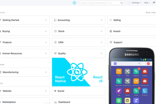 I will customize, mobile app, deploy, and implement erpnext