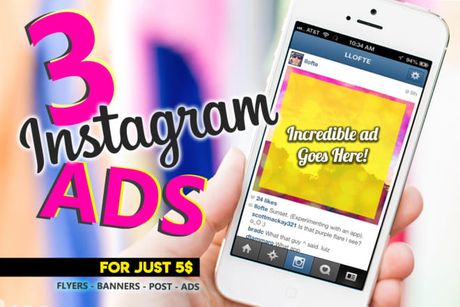 I will design 3 unique instagram flyer banner ad today