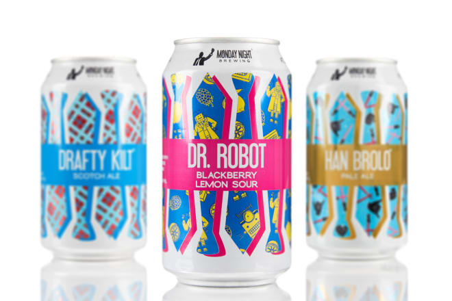 I will design a custom label for your beer can or bottle
