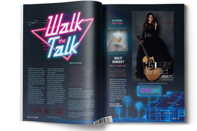 I will design a fantastic magazine layout for you