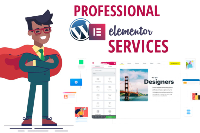 I will design a masterpiece elementor pro website