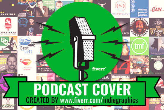 I will design a podcast cover