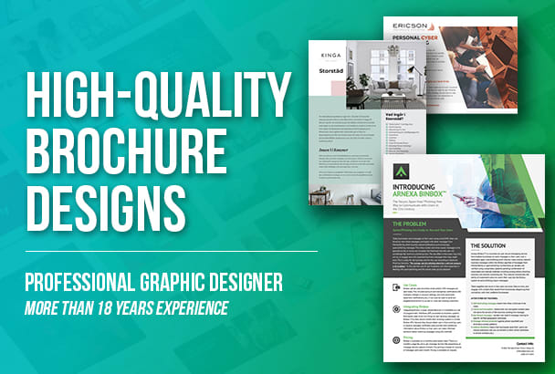 I will design a professional brochure