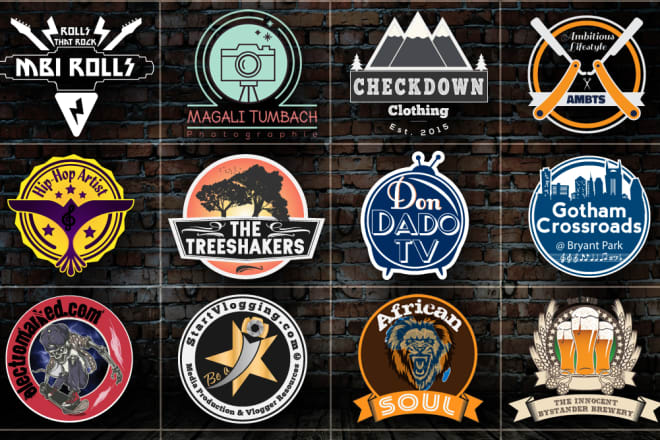 I will design cool retro, vintage and hipster logo in 24 hrs