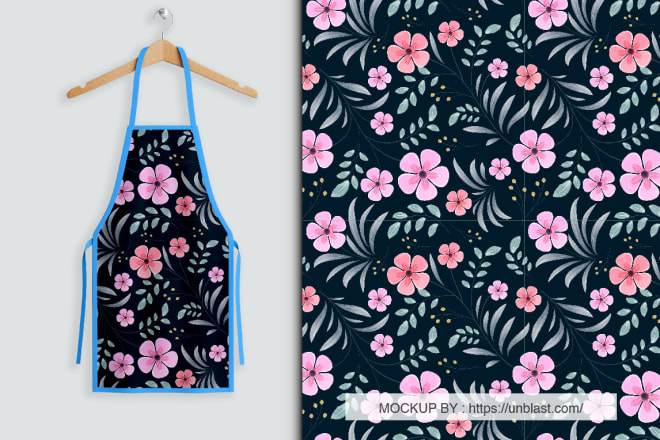 I will design floral seamless pattern