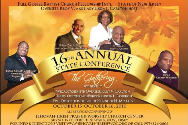I will design funeral program, posters, brochures, postcards