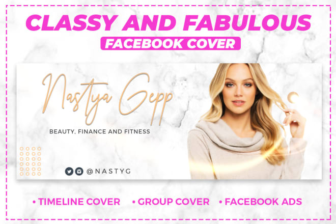 I will design impressive facebook cover