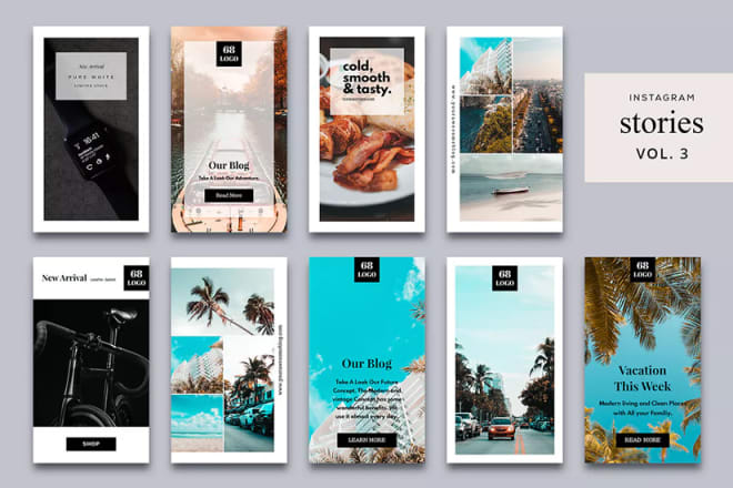 I will design instagram canva template, story, post for feed