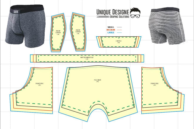 I will design jersey pattern or template for sewing or sublimation