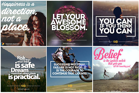 I will design motivational or inspirational quotes for instagram