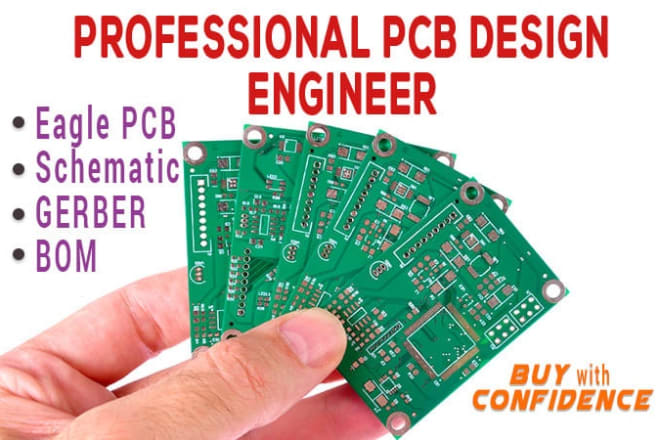 I will design pcb boards in eagle pcb design software