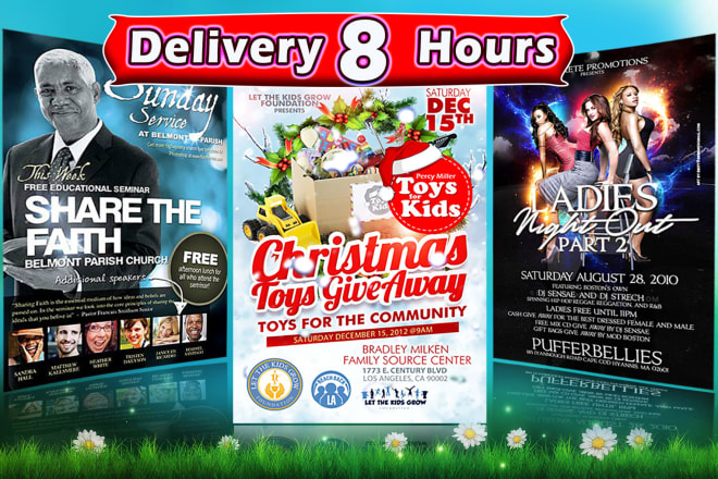 I will design professional flyer, postcard,brochure design in 8 hours