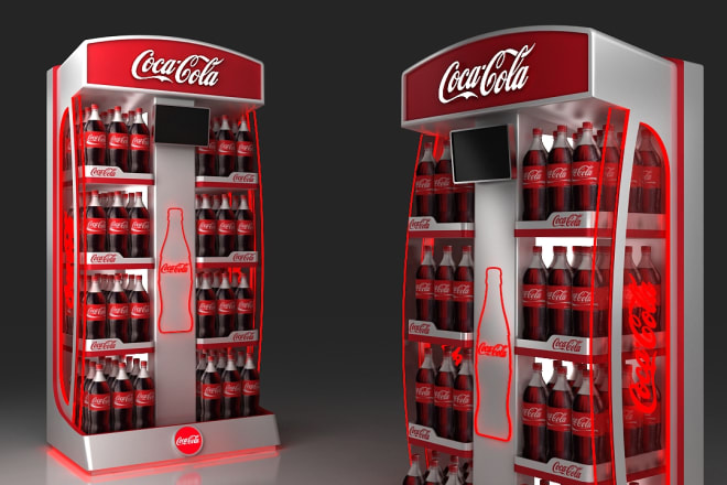 I will design retail product display solutions on 3ds max