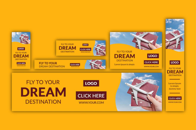 I will design scroll stopping HTML5 banner ads for google adwords