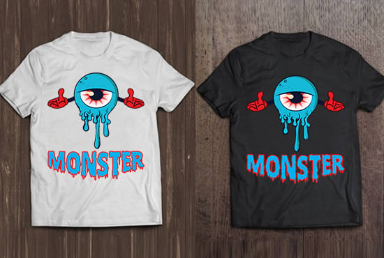 I will design t shirt design, logo or merch by amazon tshirt