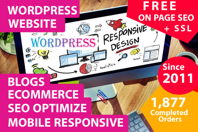 I will design wordpress website or wordpress blog