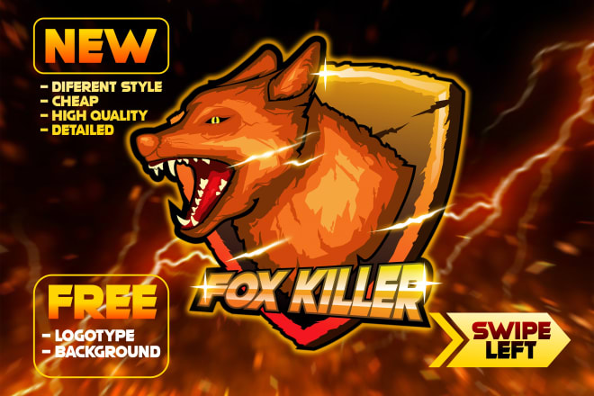 I will design your avatar logo or mascot for game stream, esports, youtube, twitch